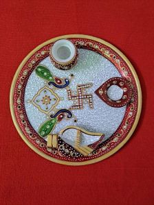 Marble Pooja Plate