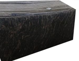 Polished Finish Black Marble Slab