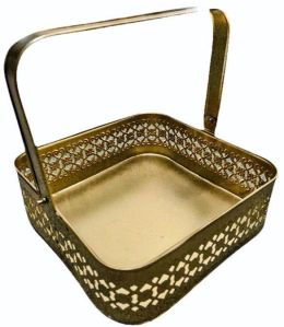 Stylish Metal Hamper Basket