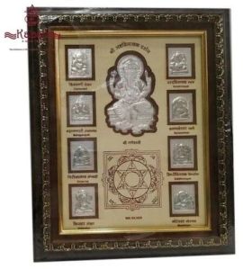 Silver 999 Ast Ganesha Frame