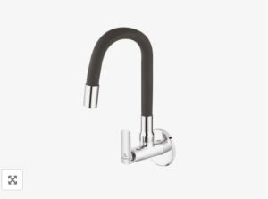 SY 1009/1010 Flexible Sink Cock with Wall Flange (Single/Dual Flow)