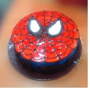 spider design cake