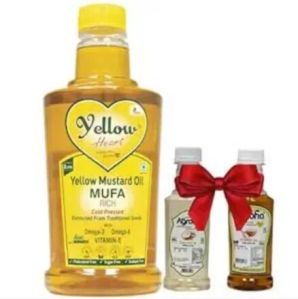 Yellow mustard oil (Combo pack of 3)