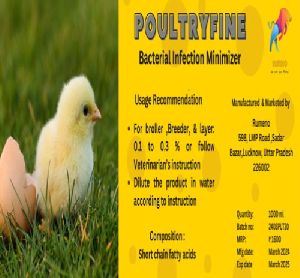 Poultryfine Anti bacterial poultry feed supplement