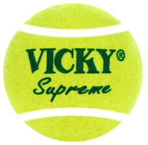 VICKY SUPREME (PACK OF 3) HEAVY TENNIS BALL - FLUORESCENT YELLOW