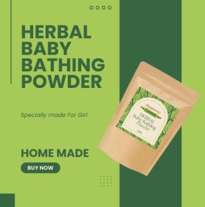 Herbal Baby Bathing Powder Girl