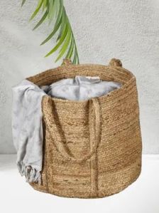 jute laundry baskets