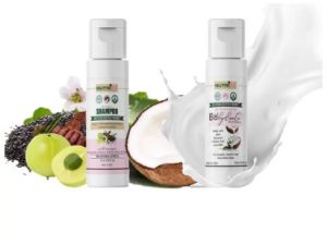 Herbal shampoo (25ml) and Butter-skin body lotion (25ml) combo