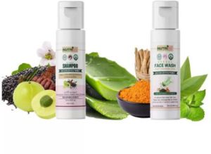 Herbal shampoo (25ml) and Herbal face wash (25ml) combo