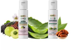 Herbal shampoo (25ml) and Sunscreen (25ml) combo