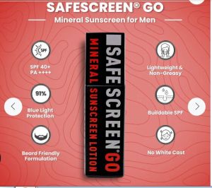 SAFESCREEN Go Mineral Sunscreen Lotion SPF 40+