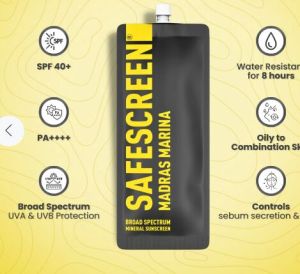 SAFESCREEN Madras Marina Sunscreen SPF 40+