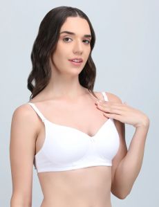 Padded Bra In White Colour