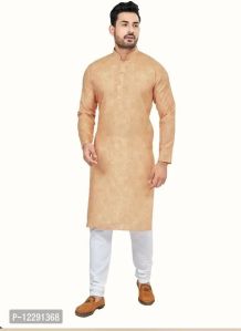 Peach Ethnic Mens Wear Kurta Pajama