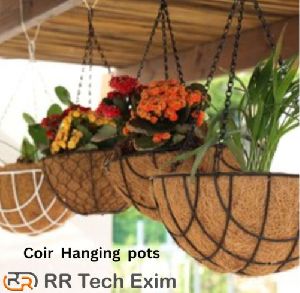 Coir hanging pots