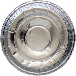 Plain Disposable Silver Paper Plate