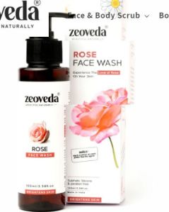 Rose Face Wash for Brightening Skin & Natural Glow (100ML)