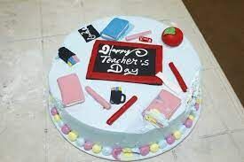 Designer Teacher Day Cake