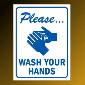 Wash Your Hands Signage