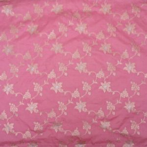 Thulian Pink Banarasi Fabric