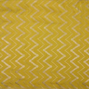 Yellow Green Banarasi Fabric