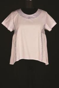 WC10007 Ladies Cotton Cambric Asymmetrical Top