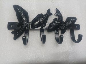 Fish coat hooks