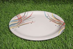 Melamine Multicolor Printed Dinner Plate