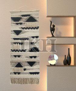 Tassel Tufted Woven Wall Hanging