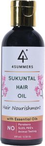 4 Summers Sukuntal Hair Oil