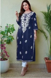 Embroidery Chikankari Kurti