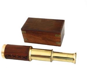 Telescope with Rosewood Box