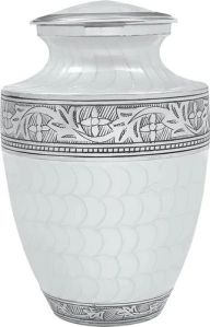 White Cremation Urns