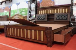 Storage Wooden Bed