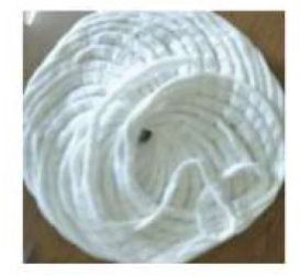 2.4 GSM Pure White Raw Cotton