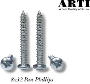 8x32 Pan Phillips Self Tapping Screw