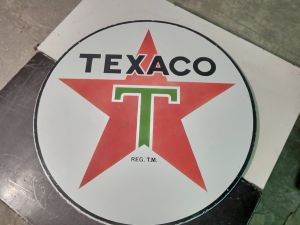 Texaco Enamel Sign Board