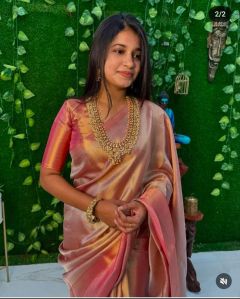 Jyothika designer tissue silk saree