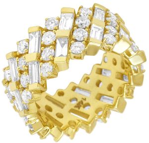 Yellow Gold Mens Diamond Rings