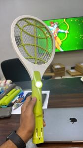 Green Mosquito Racket With Torch