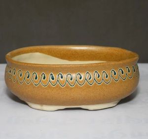 Light Brown Ceramic Bowl Pot