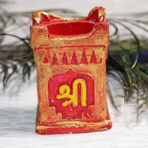 Red Clay Decorative Diya