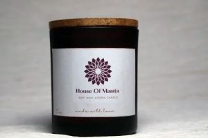 Round Aromatic Glass Candle