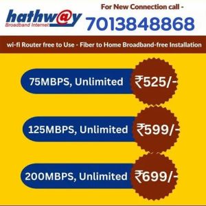 hathway broadband plans service