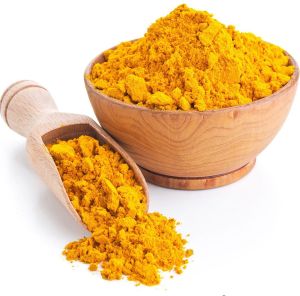 yellow turmeric powder