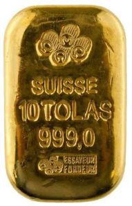 Suisse gold bar