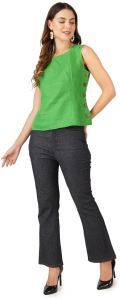 Ladies Emerald Grace Linen Top