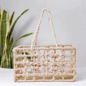 Jute Flower Basket