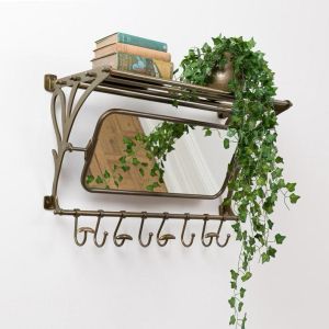 Small Train Hall Luggage Wall Mounted Rack