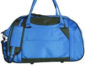 18 Inch Blue Polyester Duffle Bag